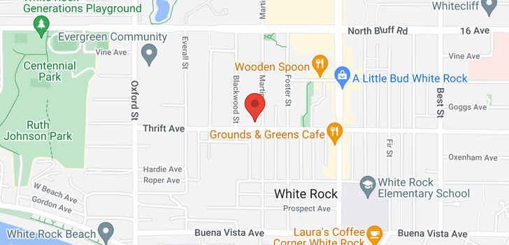 map of 303 15035 THRIFT AVENUE